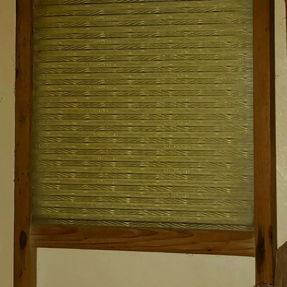 antique washboard